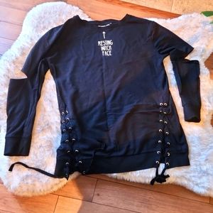 Killstar top Resting witch face